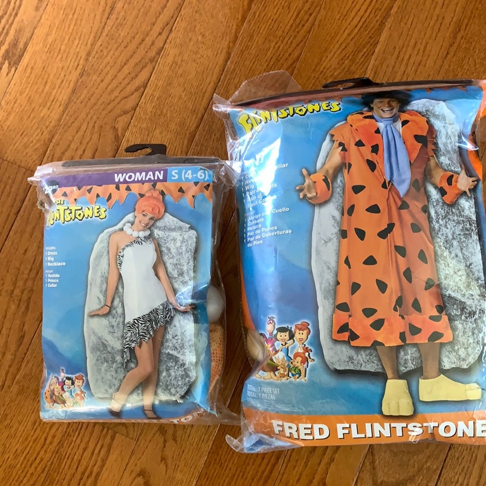 Fred and Wilma Flintstone couples costume